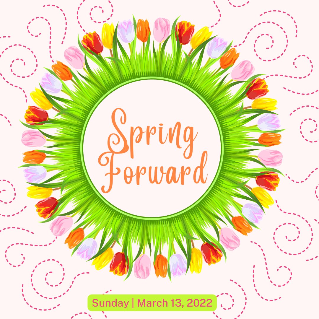 KJ_Commercial's tweet photo. Remember to set your clocks⏰ forward this weekend!
🌼 🌞
#DST #DaylightSavingTime #MoreSunlight #SpringForward https://t.co/tzza1MCh5A