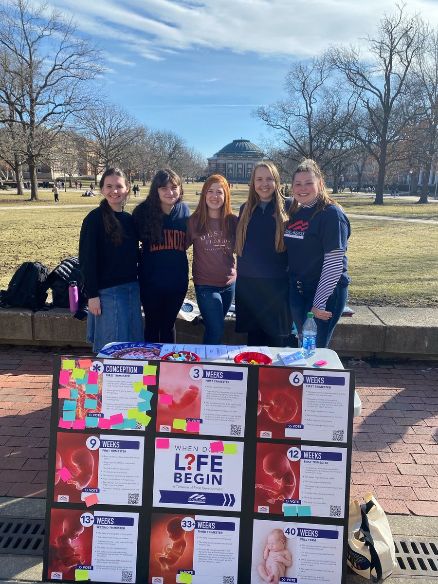 yaf's tweet photo. YAF activists around the country are pressing their peers on the utmost important question: when does life begin?

Changing hearts and minds, one day at a time! #YAFOnCampus https://t.co/LHapA0uWm8