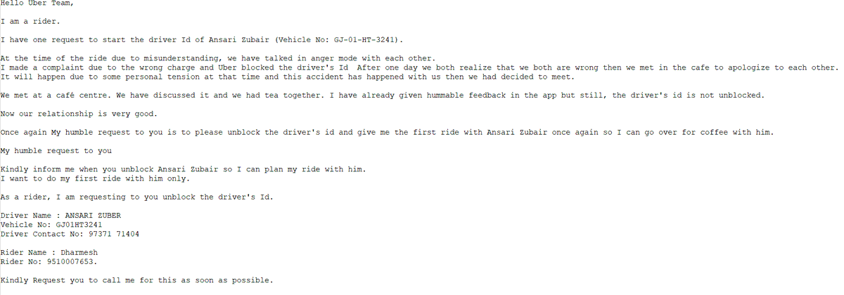 Dharmesh23K's tweet photo. @Uber_India @Uber_Support @Uber @prabhjeet_s Here is a detailed description of the issue which is attached in a comment.
@Uber_India @Uber_Support @Uber @prabhjeet_s https://t.co/SHVHRybghN