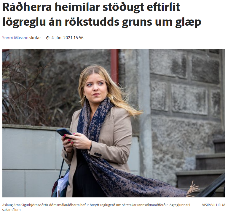 Ráðherrar frelsisins virðast ekki sérlega einbeittir í að verja frelsið nú frekar en síðustu 2 árin.
Hversu langt verður gengið í eftirliti í "okkar þágu" öryggisins vegna? 
Þetta verður að lokum misnotað.
visir.is/g/20222232389d…
visir.is/g/20212118412d