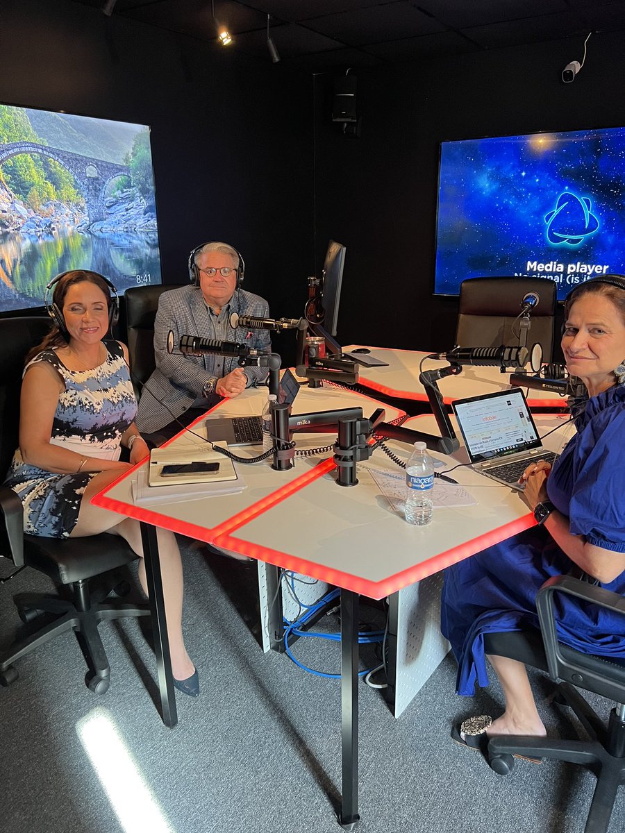 jorgearriz's tweet photo. Joined our star morning team of Yoli Cuello and Gabriela Perozo on their show ‘De Mañana’ giving management’s perspective on the launch and the future plans

Estuvimos en el programa ‘De Mañana’  de Yoli Cuello y Gabriela Perozo #YosoyAmericano @IvanGH @MariaHerreraMe https://t.co/mQxlRJHtVQ
