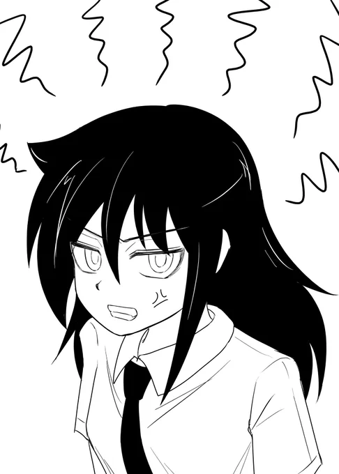 モヤモヤしながら描いた 