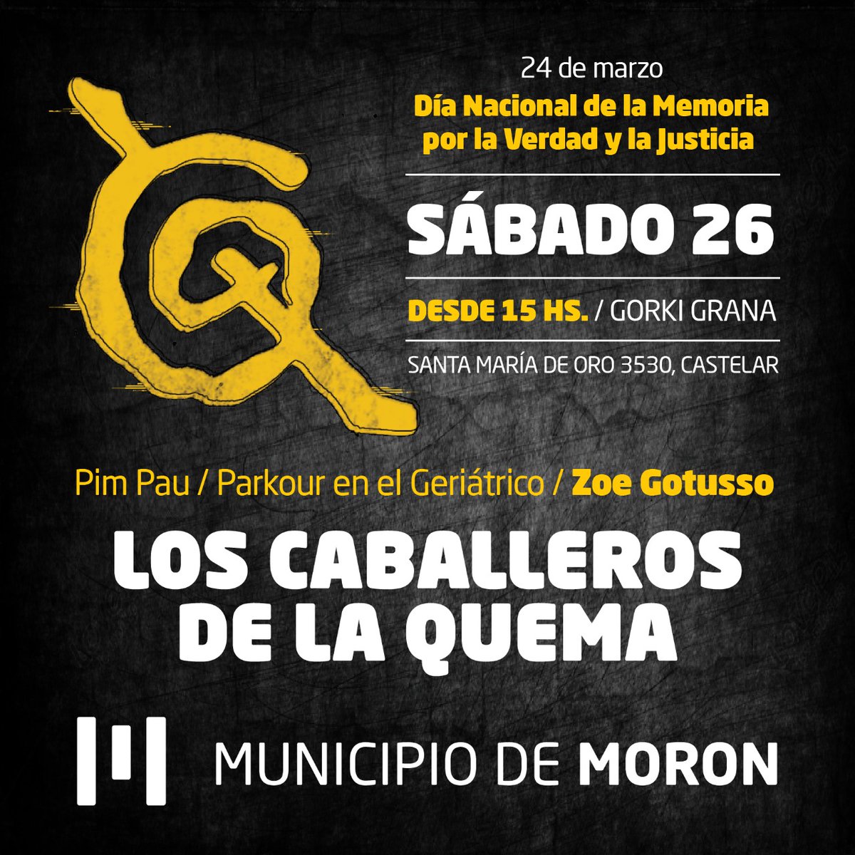 ivannoble's tweet photo. Conmemorando el día de la memoria. En el barrio que nos parió. Para todo el mundo. Será muy especial. Corran la bola. 💪🙏 https://t.co/twycq9kcaz