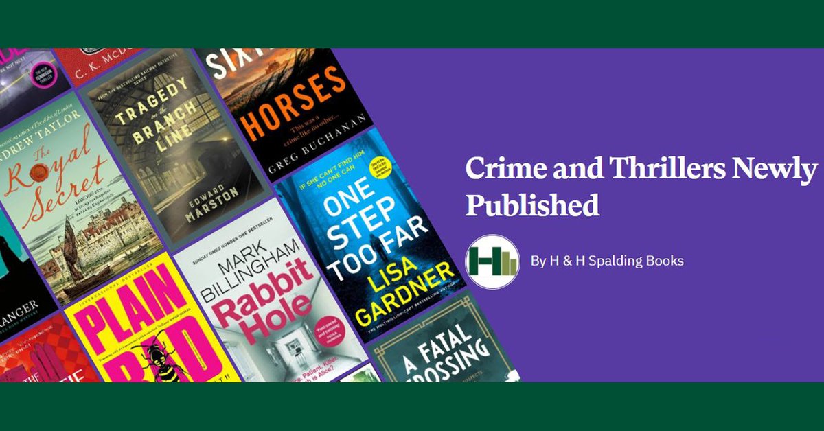 SpaldingBooks's tweet photo. We've updated our Crime and Thrillers with newly published titles.
Buy from our list @bookshop_org_UK & support an independent bookshop with a commission.
https://t.co/bdbRi1epyf
#CuratedByHumans #BookshopsNotAlgorithms https://t.co/J6xLFW6UdD