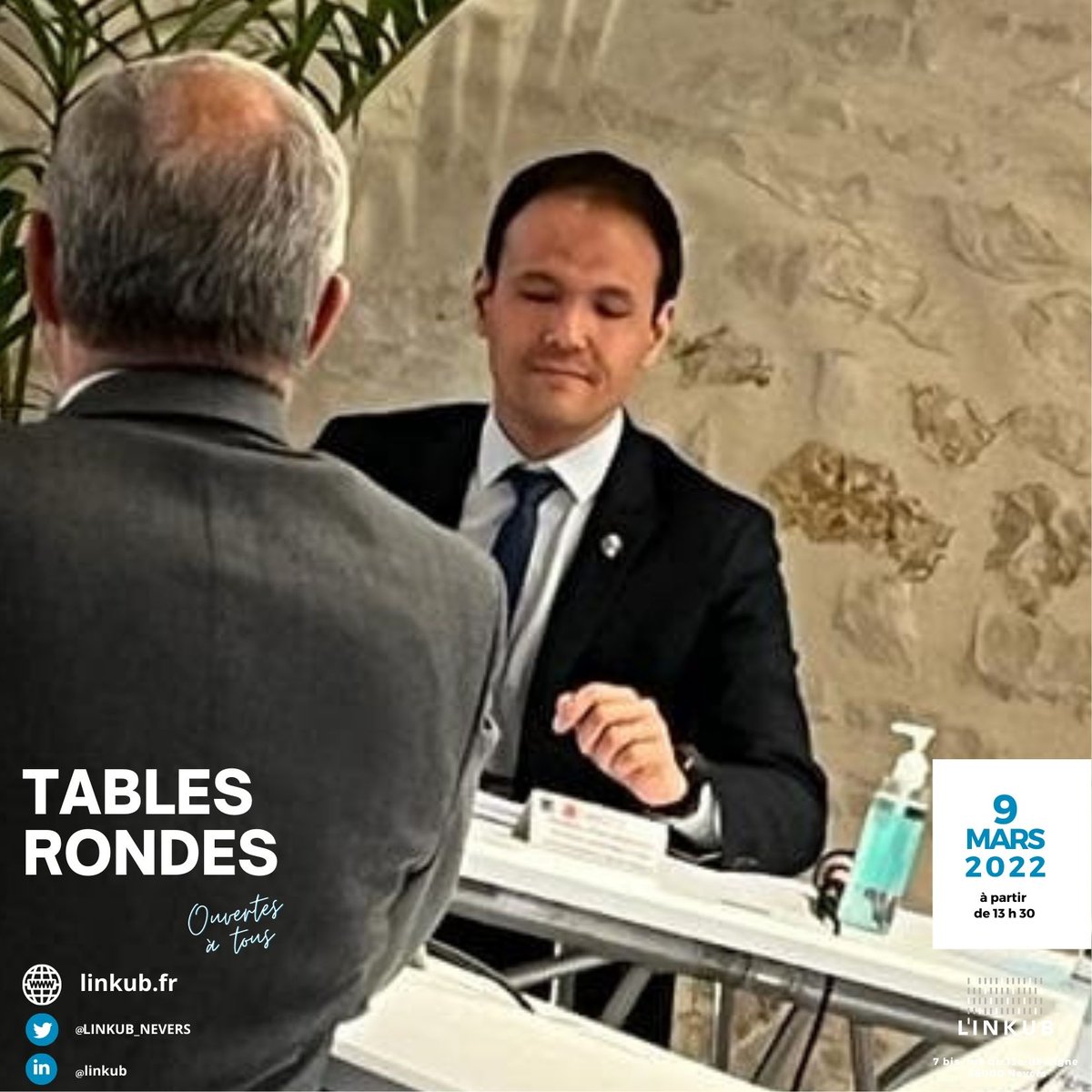 Tables rondes | L'INKUB #Nevers
9 mars 22 
Retour #photos
Suivre en #live sur linkub.fr
#VilleIntelligente #TablesRondes #telecommunications #numerique #PFUE2022