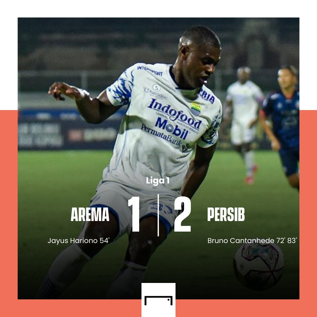 𝗣𝗘𝗥𝗦𝗜𝗕 𝗧𝗨𝗠𝗕𝗔𝗡𝗚𝗞𝗔𝗡 𝗔𝗥𝗘𝗠𝗔.

Come back istimewa dilakukan Persib lewat dua gol dari pemain asing yang kesulitan sejak didatangkan di paruh musim, Bruno Cantanhede. 

Dua sundulan, dua gol. Persib tempel Bali, Selamat! 🤝

#MatchdayGoal #Liga1 

📸: IG/persib
