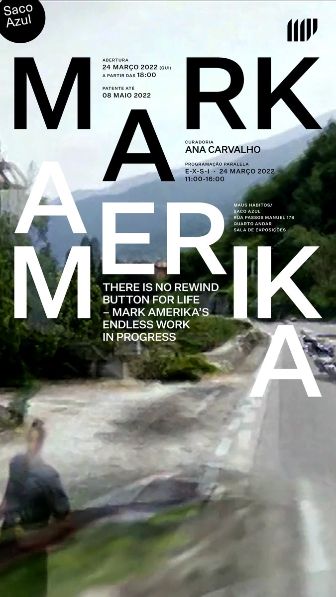 "There is no rewind button for life," my upcoming solo exhibition in Portugal, opens on March 24 and runs through May 8 <a href="/maushabitos178/">Maus Hábitos</a> 

The title comes from a phrase I once heard Nam June Paik say. The show includes a collection of my digital / net / video / AI / NFT art.