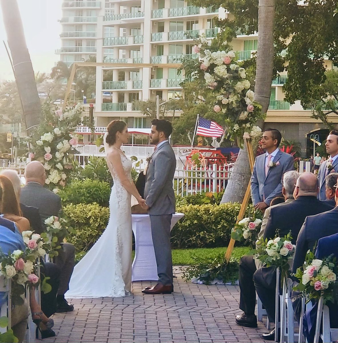 RiversideFL's tweet photo. Happy #WeddingWednesday! π β¨ Congratulations to our newest #RiversideNewlyweds on a beautiful beginning to the happiest Happily Ever After β€οΈ
#RiversideHotel #NewRiverPatio #Love #WeddingVenues #FortLauderdale #LasOlas #Wedding #CeremonyGoals https://t.co/roXuoDI99E