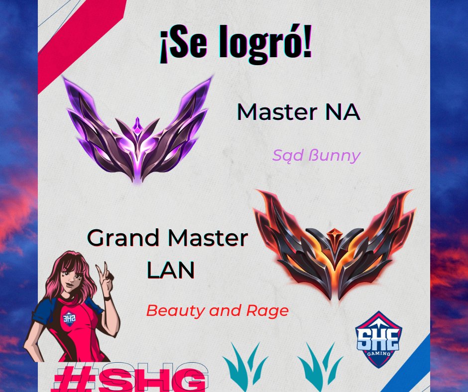 BeautyRageuwu's tweet photo. Perdí la promo en NA como 4 veces :v pero se logró <3
Ser constante, enfocada, resiliente y dedicada es todo lo que se necesita. ♥ 

#shegamingcol #gamergirl #gaming #LeagueOfLegends #gaming https://t.co/WiTRUT4nlY