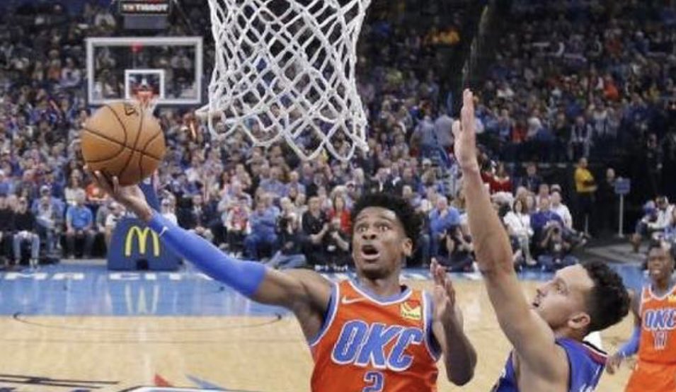 AZ_RedRocks's tweet photo. Shoutout to the Red Rocks third round pick!!!🏀🏀                                           Shai Gilgeous-Alexander 🔗🔗. Season stats:                                   PPG~24.2, REB~ 4.9 AST~5.8 https://t.co/IZJV0ILdr1