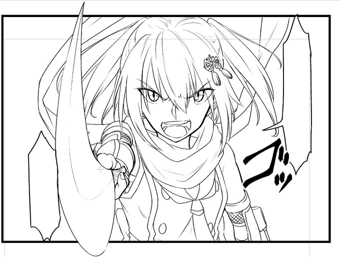 取り合えず俺の描いた超楽しそうに突撃指令出す川内さんでも見てから寝てくれ……… 