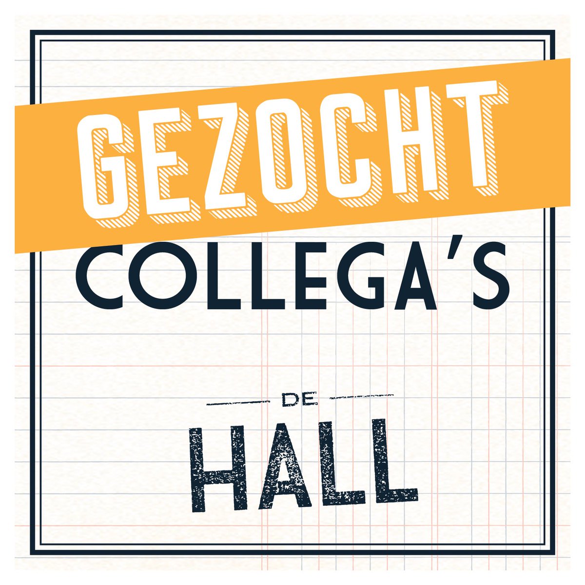 𝐆𝐄𝐙𝐎𝐂𝐇𝐓 𝐂𝐎𝐋𝐋𝐄𝐆𝐀'𝐒

Wij zijn op zoek naar een sociale duizendpoot op gebied van catering en/of bediening! Dus ben jij op zoek naar een baan in de horeca, maar dan wel liever overdag en doordeweeks? 

Neem eens een kijkje bij deze vacature!
buff.ly/3CGPwxH