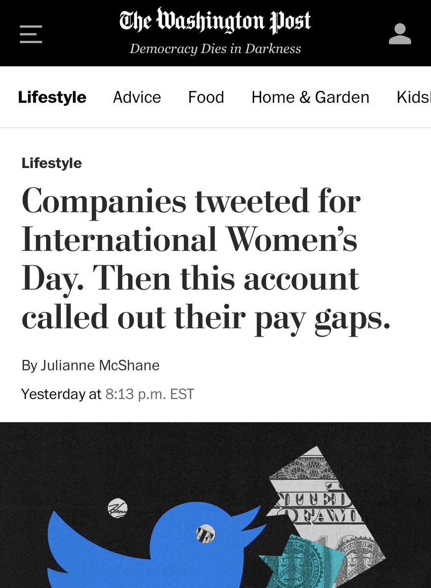 Pghandik's tweet photo. What @PayGapApp is doing is brilliant…keep on, keep on. 🙌🏽

#GenderPayGap #InternationalWomensDay #twitterbot #paytransparency #wagequity #payequity https://t.co/kVoThjTJW1