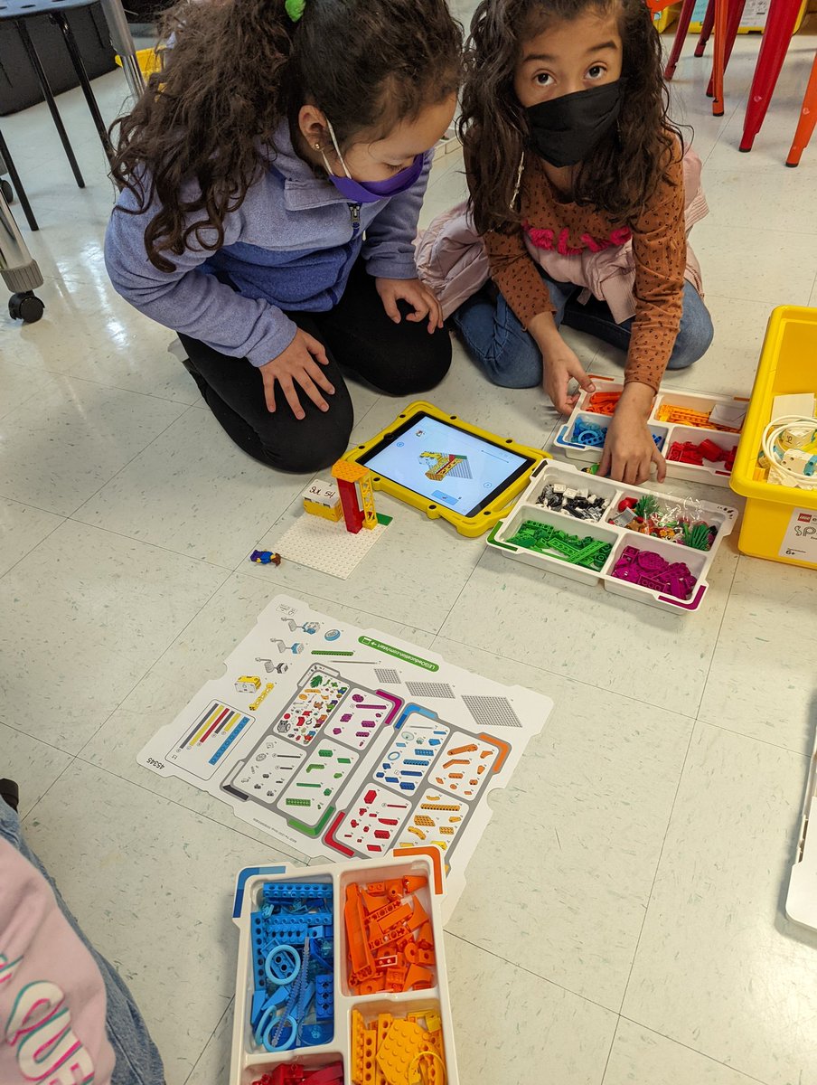 Mackauer1st's tweet photo. We had a great two days using Lego Spike to create amusement park rides that demonstrate how objects move.  Thank you @mrschelsiegrant and @CSLCPS for leading this activity! https://t.co/HS8XXMfBEB