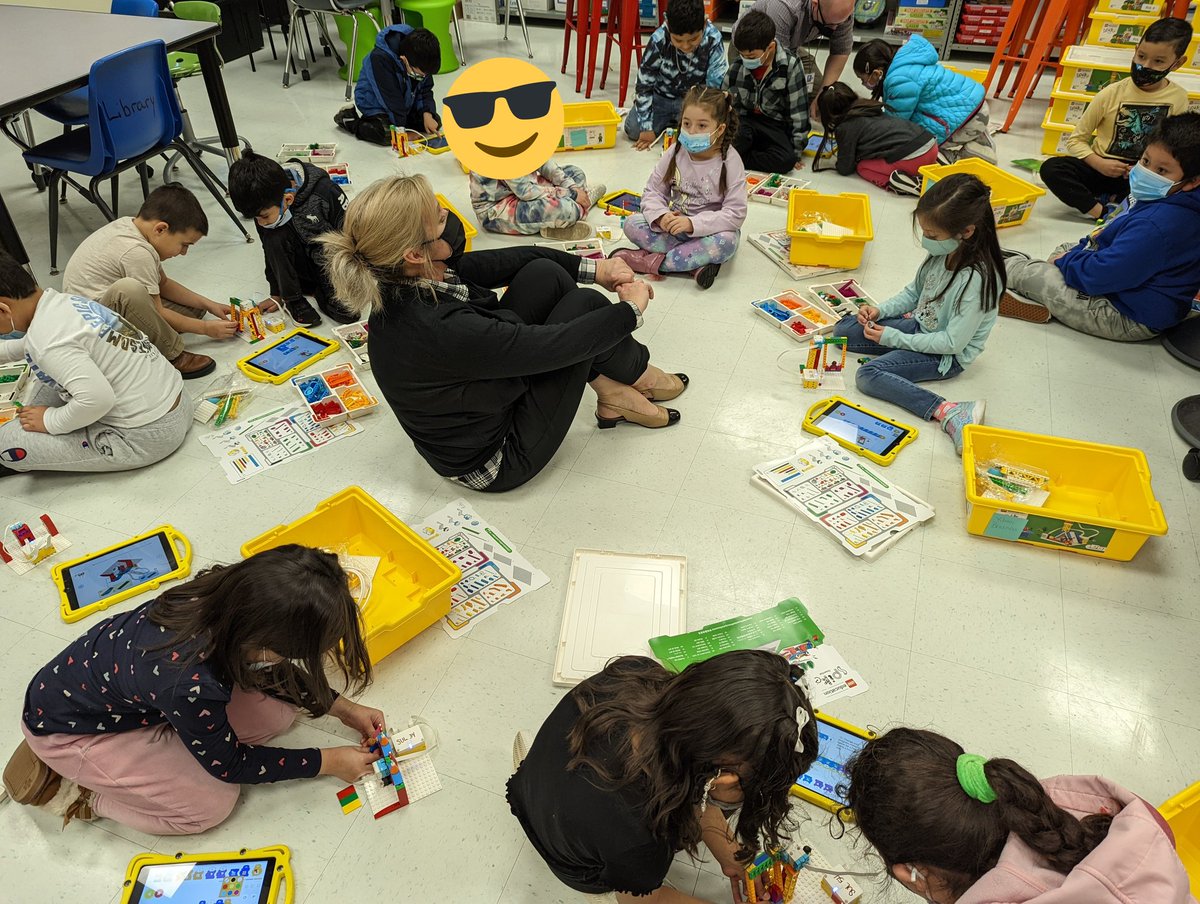 We had a great two days using Lego Spike to create amusement park rides that demonstrate how objects move.  Thank you <a href="/mrschelsiegrant/">Chelsie Grant</a> and <a href="/CSLCPS/">Kathy Nekic</a> for leading this activity!