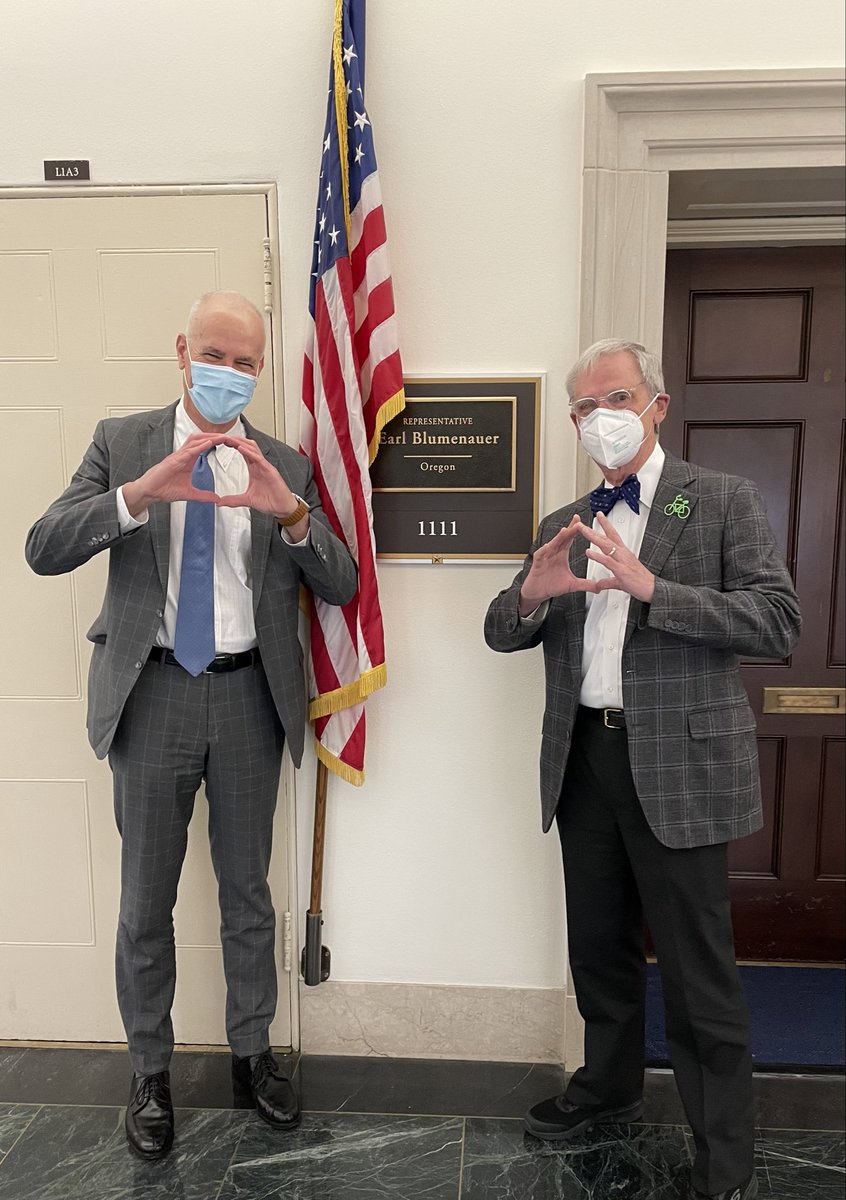 Thank you, Congressman Blumenauer for speaking with us about the promise of the Ballmer Institute for Children’s Behavioral Health at the University of Oregon. @childrensbehavioralhealth@uoregon.edu