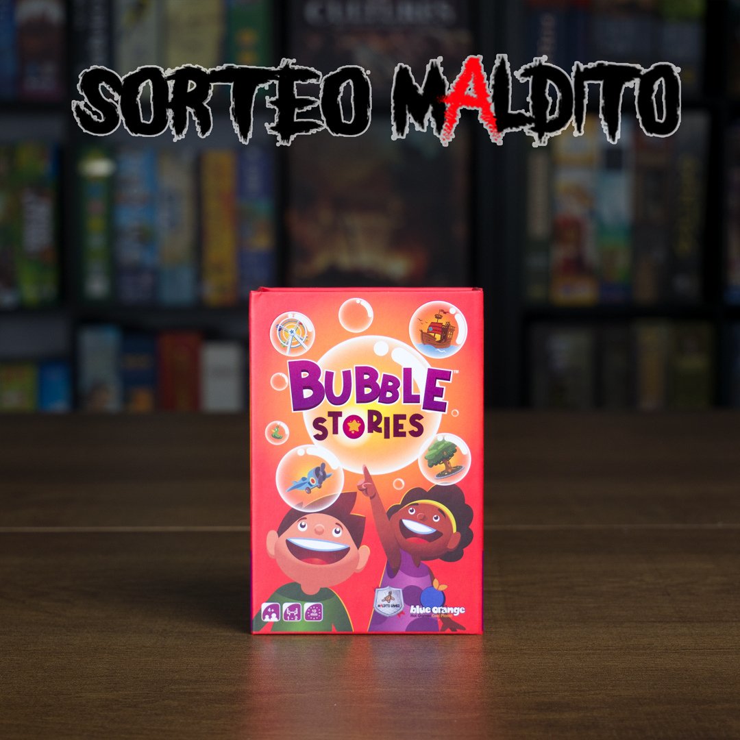 MalditoGamesES's tweet photo. 🔴SORTEO🔴

Con motivo del lanzamiento de ##bubblestories os proponemos un nuevo #sorteomaldito !!🎉🎉
Para participar debéis:
🔺Sigue la cuenta @MalditoGamesES
🔺Retwittear
🔺Menciona 1 personas con las que jugarías
El ganador/a se anunciará el 15/03/22 ¡Mucha suerte! https://t.co/5yDl3wx9hg