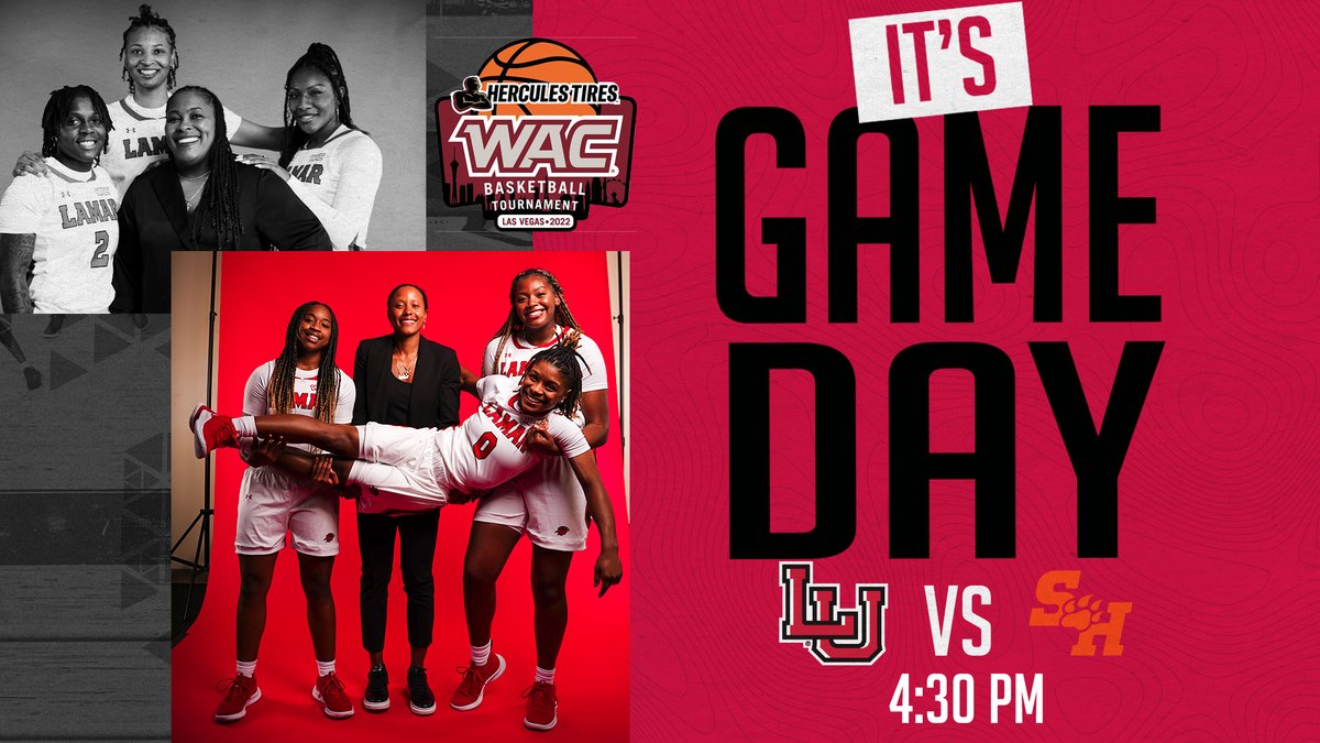 LamarWBB's tweet photo. It's Day 2 of the WAC Tournament! We take on thew Bearkats in the first round!
 📺:https://t.co/v2ls2UzVO5
 📊:https://t.co/Aia2k7CzTH
#WeAreLU https://t.co/2DgQazsmvT