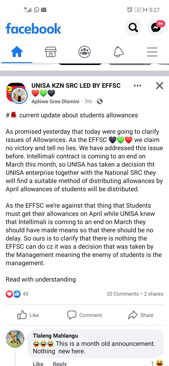 imvuyenkosi_'s tweet photo. Book allowances in April??? 1 month away from exams and assignments due date??? We have no Prescibed books!!! What are going to write with or study with???!!!@unisa knew very well that their contract was ending with @IntelliMali. Why did they not prepare for other means for us? https://t.co/W9eBzh93vE