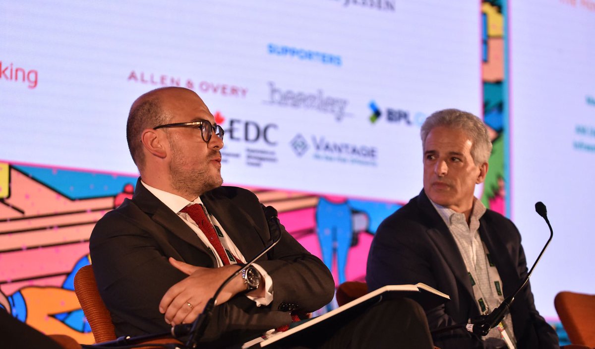 ANI_Colombia's tweet photo. #Agenda Presidente @ManuelFelipeGut participó en el #TXFAmericas2022 Structured Trade and Export que se realiza en Miami. Durante el panel, The house of the rising Andes: Ecuador, Perú, Colombia, presentó el pipeline de las Concesiones del Bicentenario (5G) https://t.co/Lpj0ObzfbG