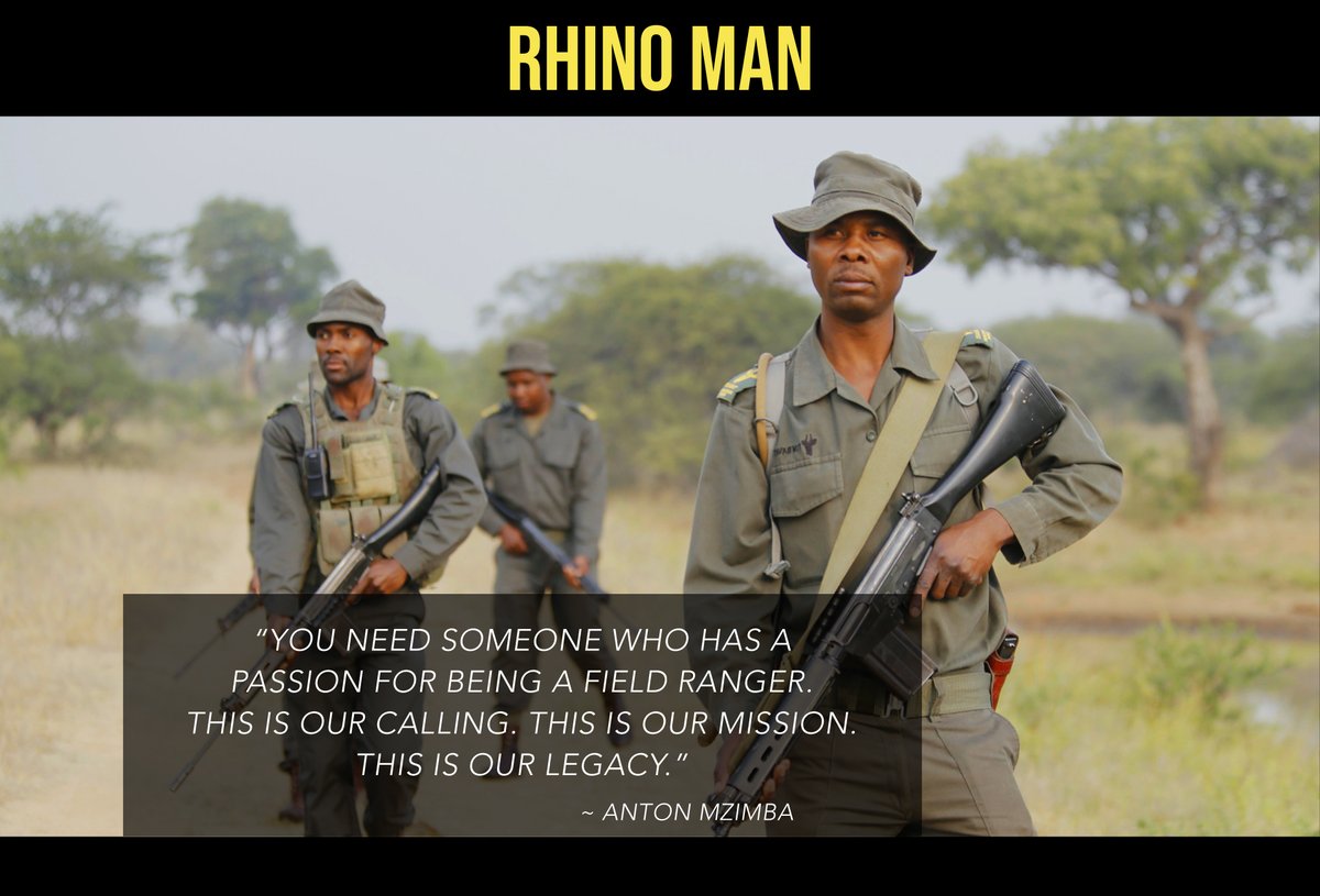 “You need someone who has a passion for being a field ranger. This is our calling. This is our mission. This is our legacy.” ~Anton Mzimba (Field Ranger and HOD Security at @timbavati) #fieldranger #conservation #rhinoman #rhinos #nature #gamerangers #antipoaching