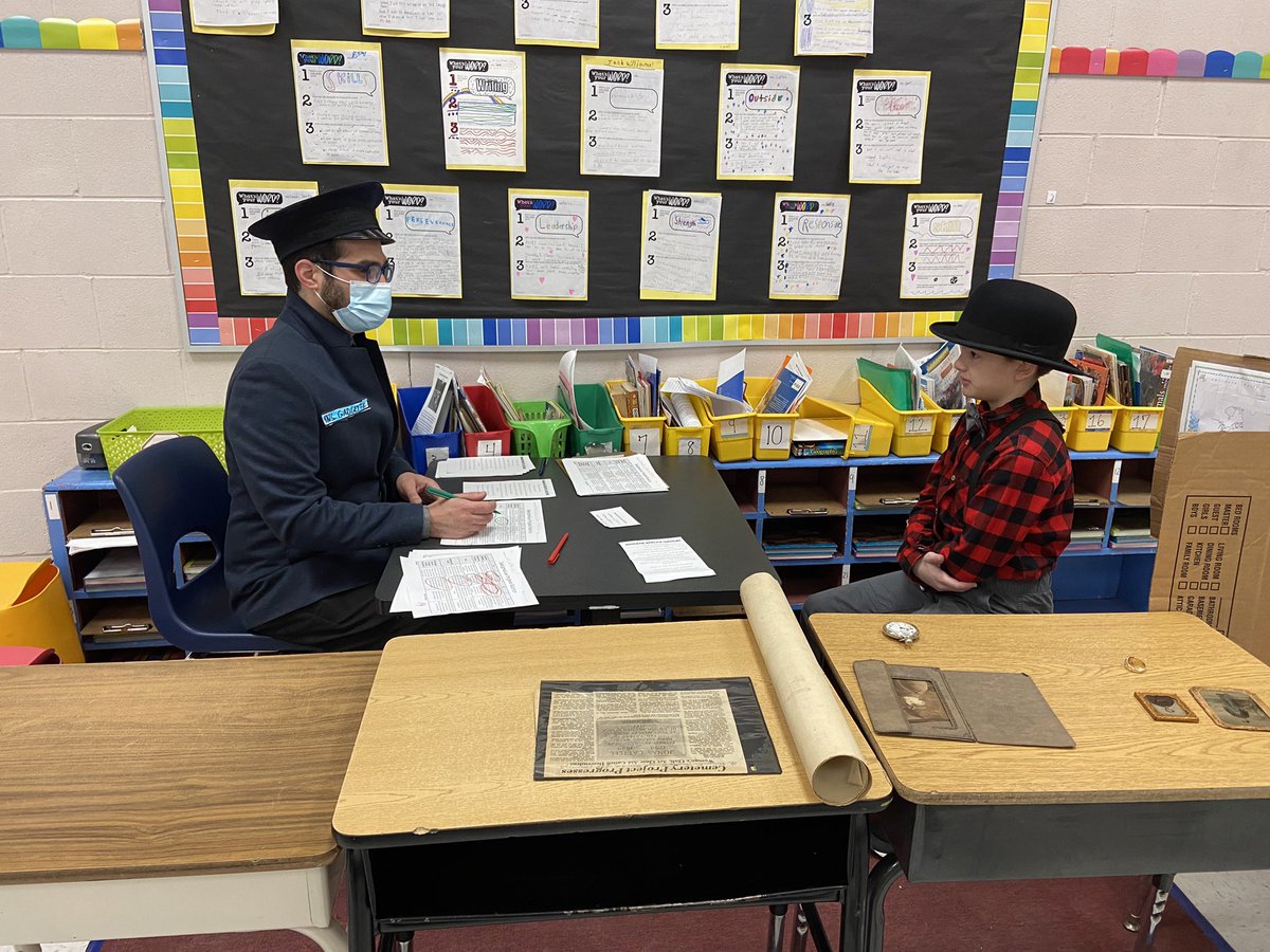 haddonES1's tweet photo. 4th grade immigration museum @HaddonSchools @3YLizzyHaddon @MissNguyen200 https://t.co/Xaqrm0bMJk