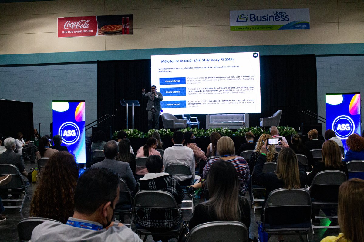 ASGPUERTORICO's tweet photo. #ASGInforma | Nuestro asesor legal, Lcdo. Jose L. Marrero (@JLMarreroPR ) comparte el proceso de compras, subastas durante una conferencia en la que detalló los pasos en específico sobre las compras de Recuperación. #PRCompra https://t.co/hmqT6vHrFE