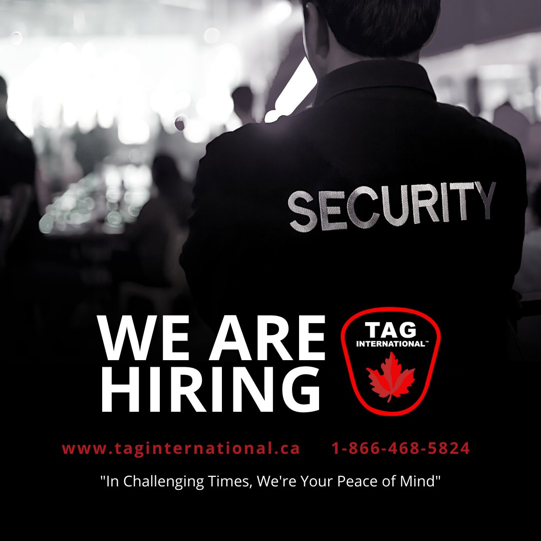 TagInternation3's tweet image. WE ARE HIRING - We're always looking for reliable and talented individuals to join our team. If you're ready to help us deliver peace of mind and superior service to our clients, send us your resume.

Email info@taginternational.ca
☎️ 1-866-468-5824
taginternational.ca