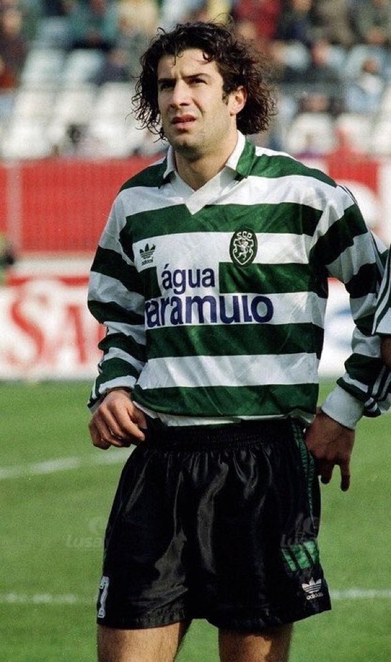 Luis Figo at Sporting CP, 1993.