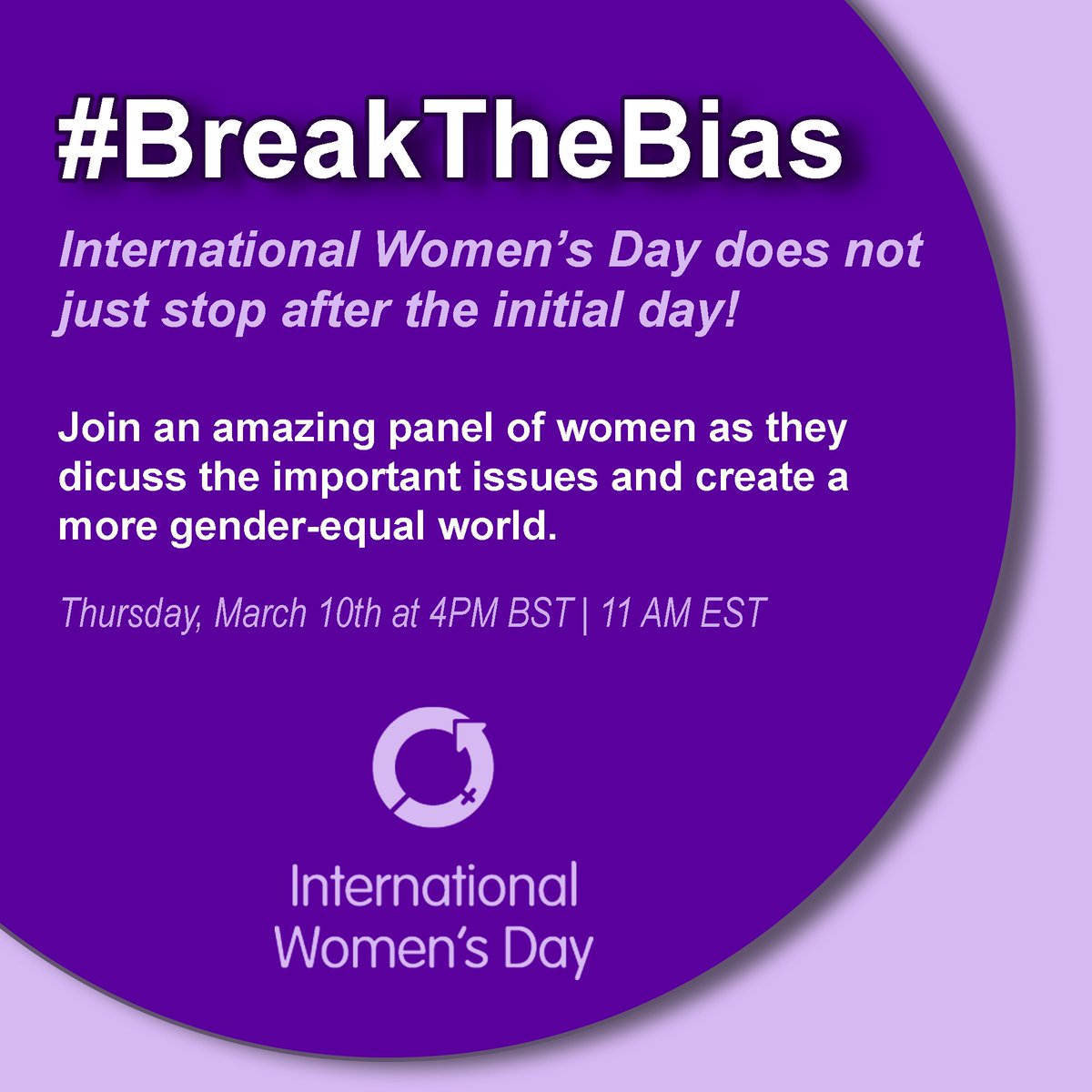 NAMICNewEngland's tweet photo. While technically #internationalwomensday was yesterday, at NAMIC NE, we feel as if the celebration shouldn't just stop. So we wanted to highlight a local event happening TOMORROW! 

Interested in registering or want more information on #BreakTheBias: https://t.co/hRuJa8G7CM https://t.co/homX7rP16b