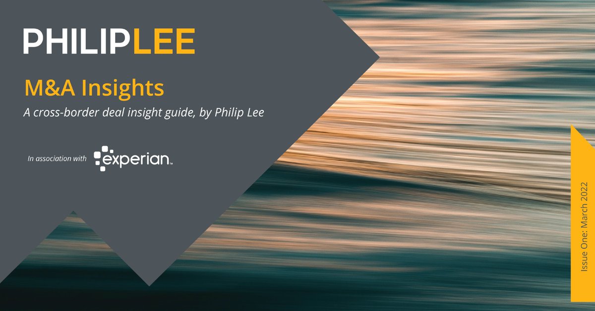 We are delighted to introduce this guide produced by Philip Lee in association with <a href="/Experian/">Experian</a>, looking at transactions in Ireland and the UK in 2021 and the impact that the international market has on corporate transactions in both jurisdictions. bit.ly/375TBiW