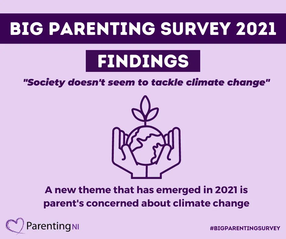 A fantastic article from @scopeni about climate change with reference to Parenting NI's #BigParentingSurvey2021 🌎
Climate change is emerging as a concern for parents about what the future will look like for their children
Read the full article here 👉 buff.ly/3I1qudj