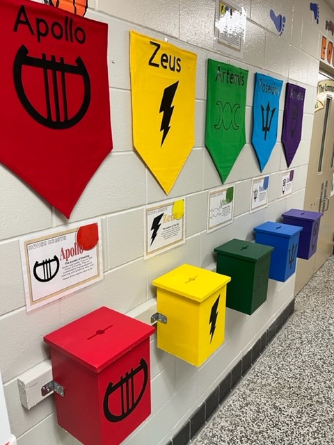 The Mary Street House League has officially begun!  With a focus on character education and school spirit, EVERY student belongs and EVERY student is valued!  Student leadership brought this project to life.  Big thanks to <a href="/ONeillCVIOshawa/">O'Neill C.V.I.</a> for building the ballot boxes!
