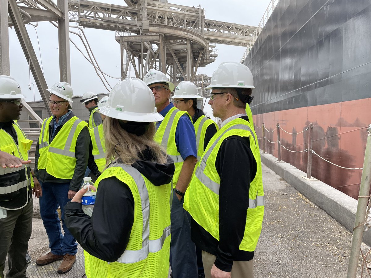 MNSoybean's tweet photo. Because nearly 61% of U.S. soybean exports depart from facilities in the New Orleans area, it is critical to invest checkoff dollars through the Soy Transportation Coalition into the efficiency and productivity of the Mississippi River. https://t.co/zXDh6iUsSg