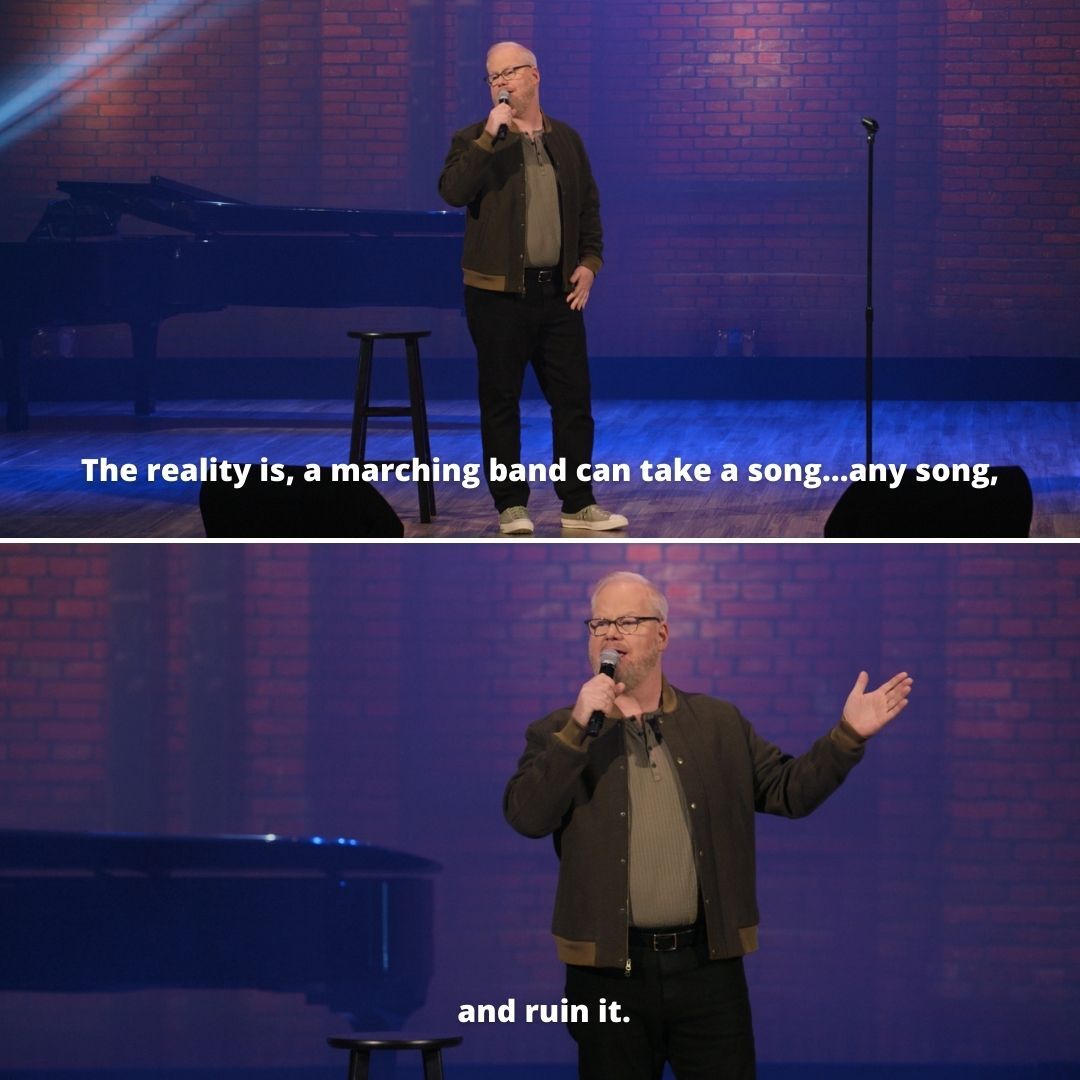 Jim Gaffigan on Twitter "Any marching band members here? 