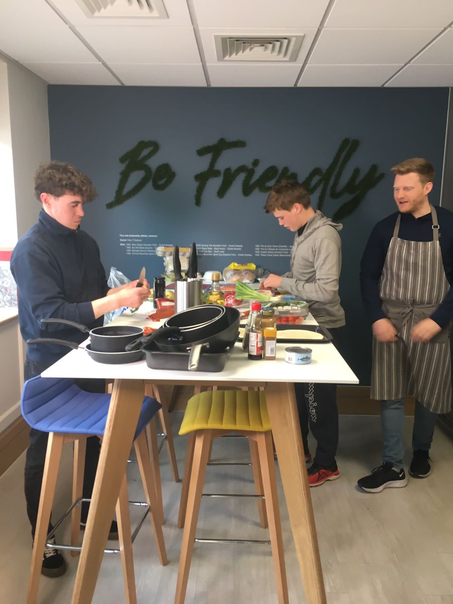 POSullevanHouse's tweet photo. Some easy to make and tasty dishes from our latest Jockey cooking workshop with @WhitemanOliver https://t.co/ptnX5jwXZ6