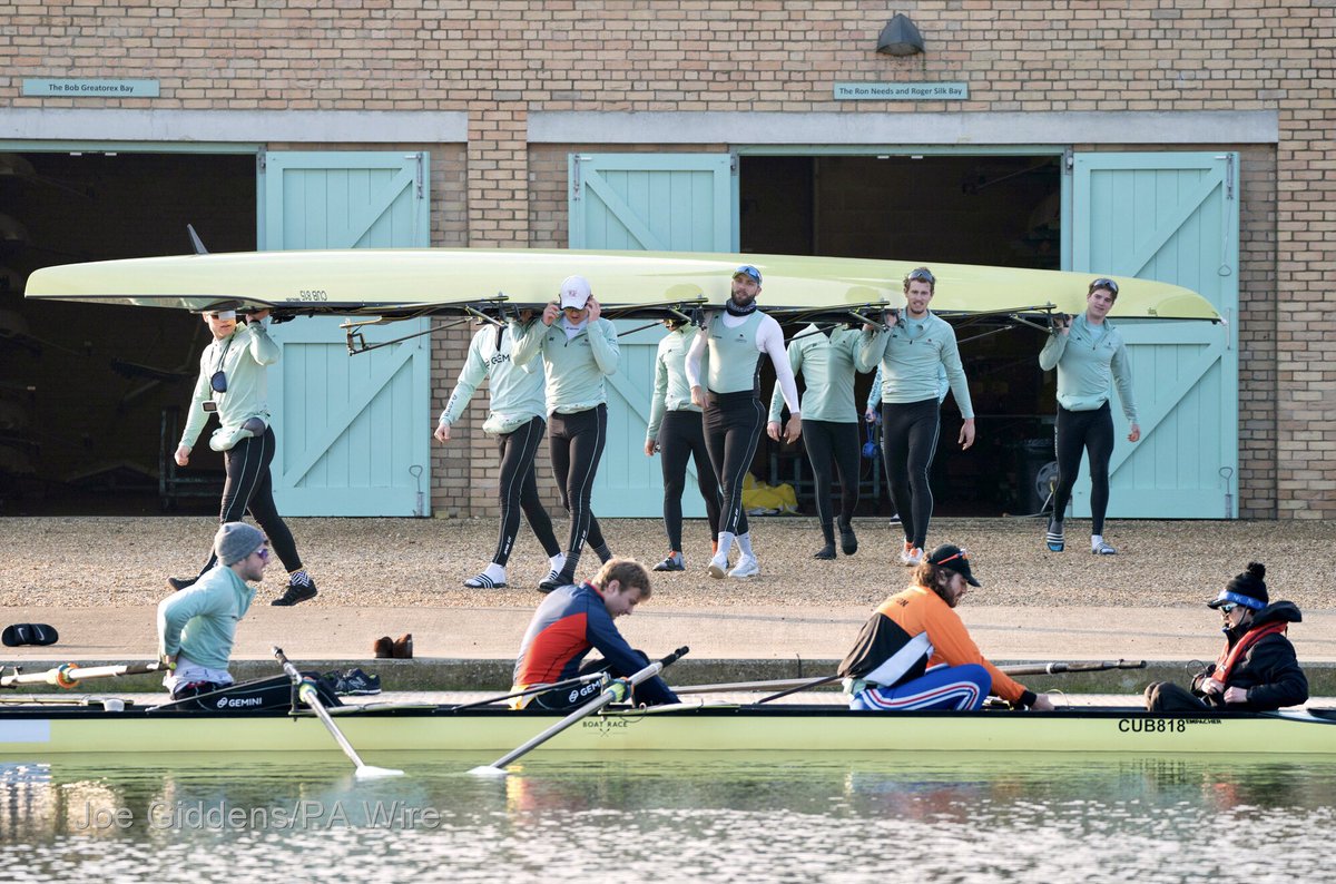 jjgiddens's tweet photo. Cambridge University train on the River Great Ouse in Ely ahead of The Boat Race, which returns to the River Thames in London next month https://t.co/AUWCG0EePq