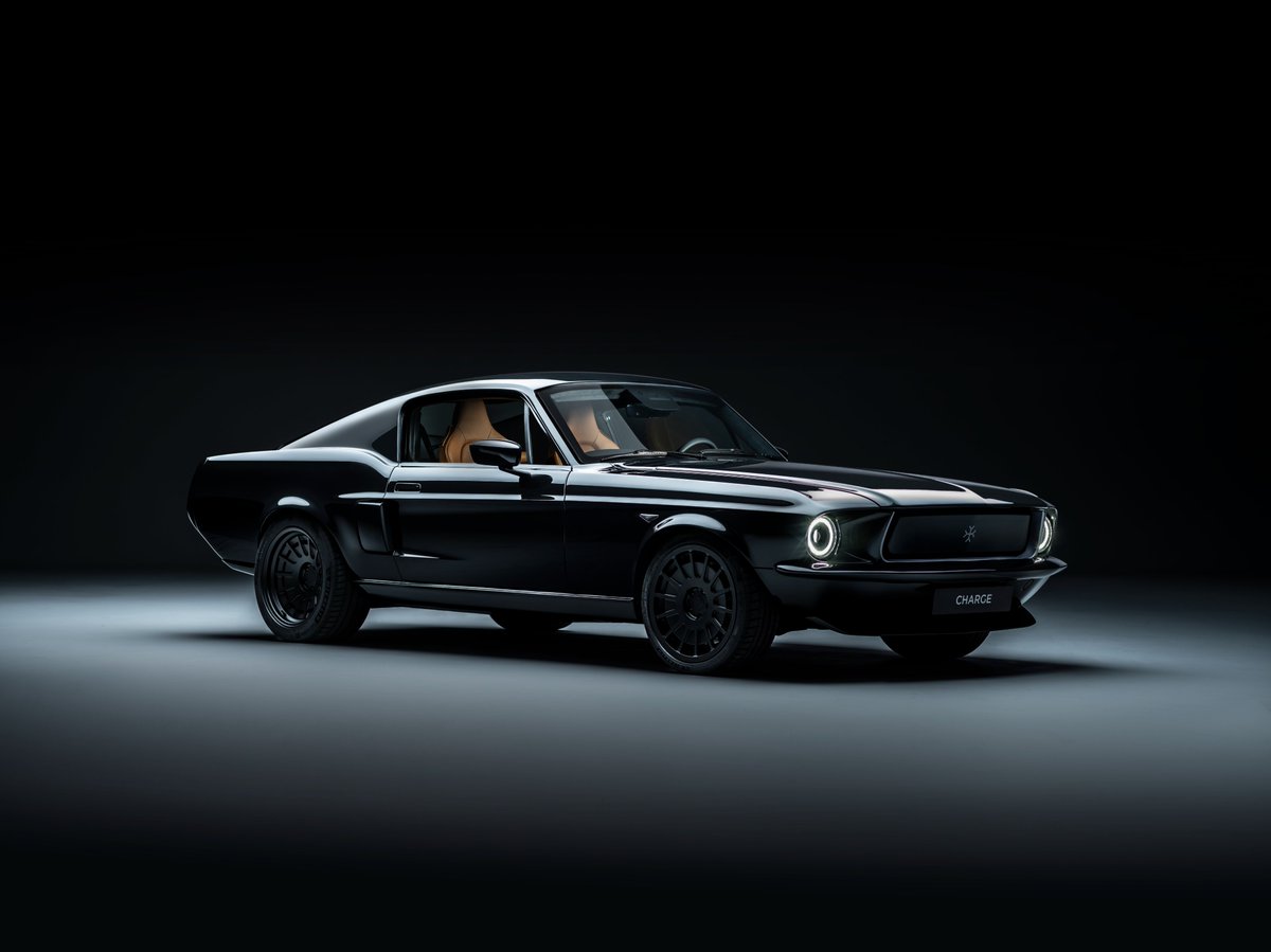 ChargeCars's tweet photo. We're delighted to unveil our production intent Electric Mustang by Charge. Only 499 will ever be made. A legend reborn. #ChargeCars https://t.co/VZQ61NNdv5