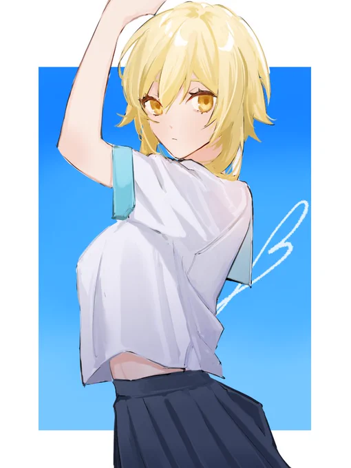 落書き セーラー服のハラチラも好き………… 
