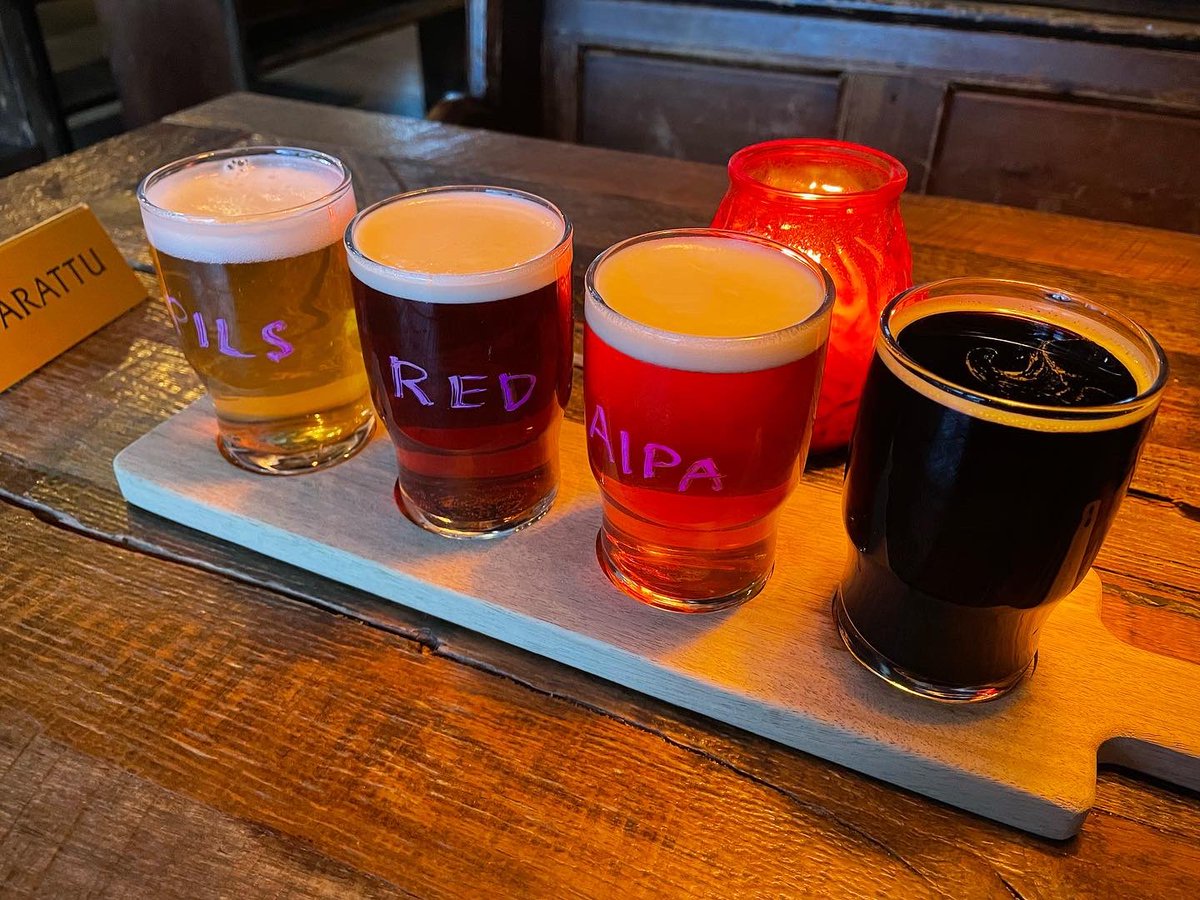 andiabz's tweet photo. Dinner and Drinks at a local brewery @ksityopanimo in Tampere 

Proper restaurant quality food &amp; great beers to pair #Finland #Tampere #Pyynikin https://t.co/aH7qR4KJ7S