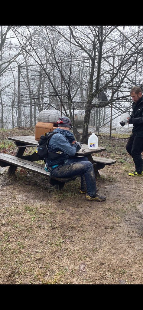John Kelly at the top of rat jaw. #BM100