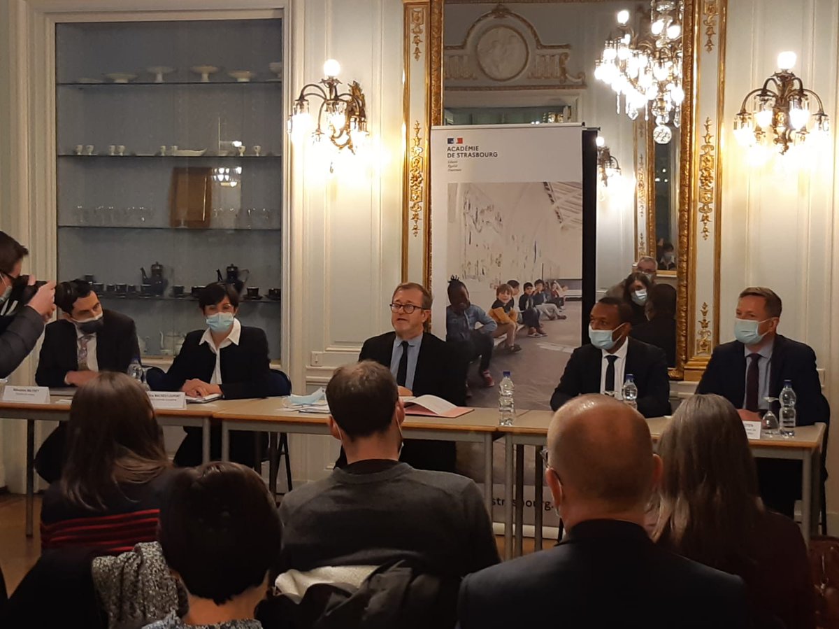 Académie Strasbourg (@acstrasbourg) on Twitter photo Conférence de presse de présentat° d'<a href="/OlivierFaron/">Olivier Faron</a> recteur de l'<a href="/acstrasbourg/">Académie Strasbourg</a>: l'occasion d'aborder son engagement "pour une école plus juste, plus inclusive, à l'écoute du parcours de chacun" et son souhait de s'investir pleinement dans cette "belle mission de service public" Conférence de presse de présentat° d'<a href="/OlivierFaron/">Olivier Faron</a> recteur de l'<a href="/acstrasbourg/">Académie Strasbourg</a>: l'occasion d'aborder son engagement "pour une école plus juste, plus inclusive, à l'écoute du parcours de chacun" et son souhait de s'investir pleinement dans cette "belle mission de service public"