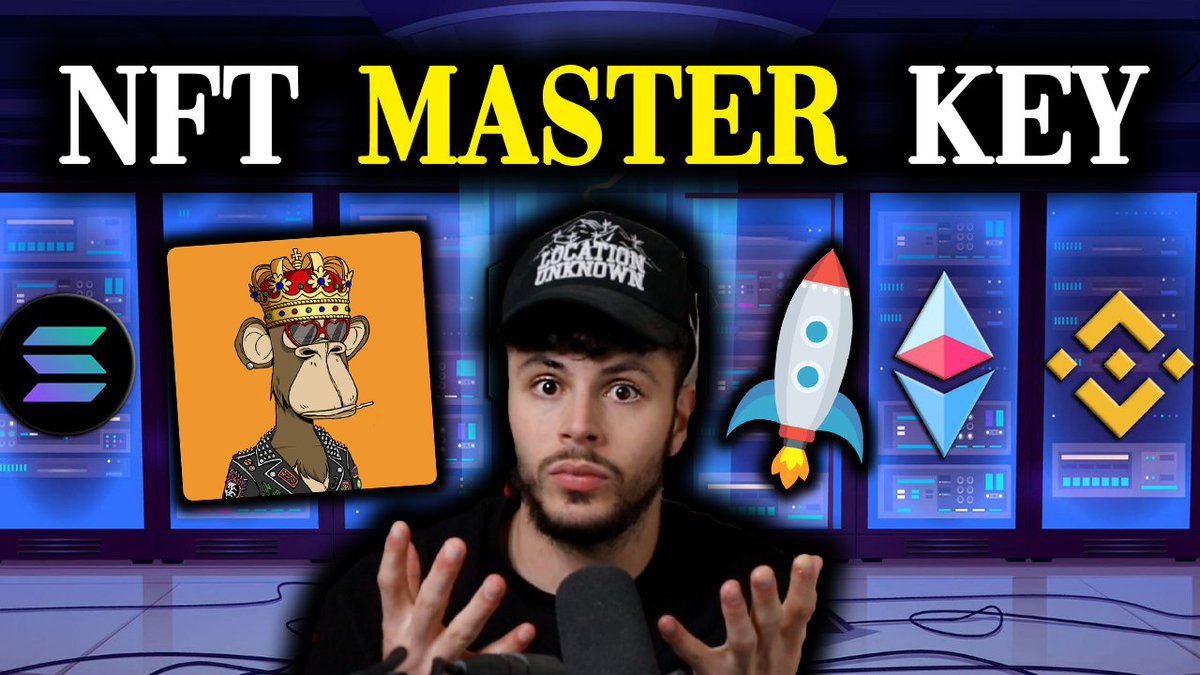 🔑 THE MASTER KEY FOR NFT'S - #SOLANA, $HBAR, $ETH, $XRP $AVAX NFT'S 🔑

Brand new NFT Mason video out now: youtu.be/hgPy5hqAvAM

Like &amp; RT if you're loving the NFT content so far ♥️