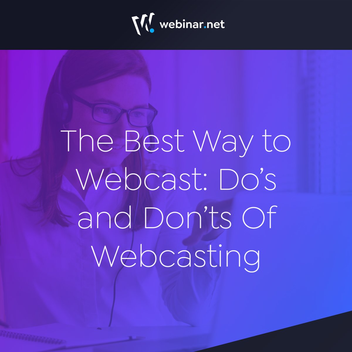 webinarnet's tweet photo. Most companies are not leveraging their webinars to their full potential. 

Here are some golden Do’s &amp; Don'ts of #webcasting that will help you change that.

➡️Read more: https://t.co/zwaewXsXOI

#webinardotnet https://t.co/tfEFSi0lUZ
