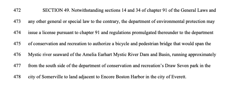 MikeConnollyMA's tweet photo. This afternoon, the House passed a supplemental budget to support ongoing pandemic recovery needs. I'm grateful to Speaker Mariano and Chair Michlewitz for including language to advance @MassGovernor's commitment to build a Mystic River bike and pedestrian bridge at Assembly Row. https://t.co/2C3sN37R6a