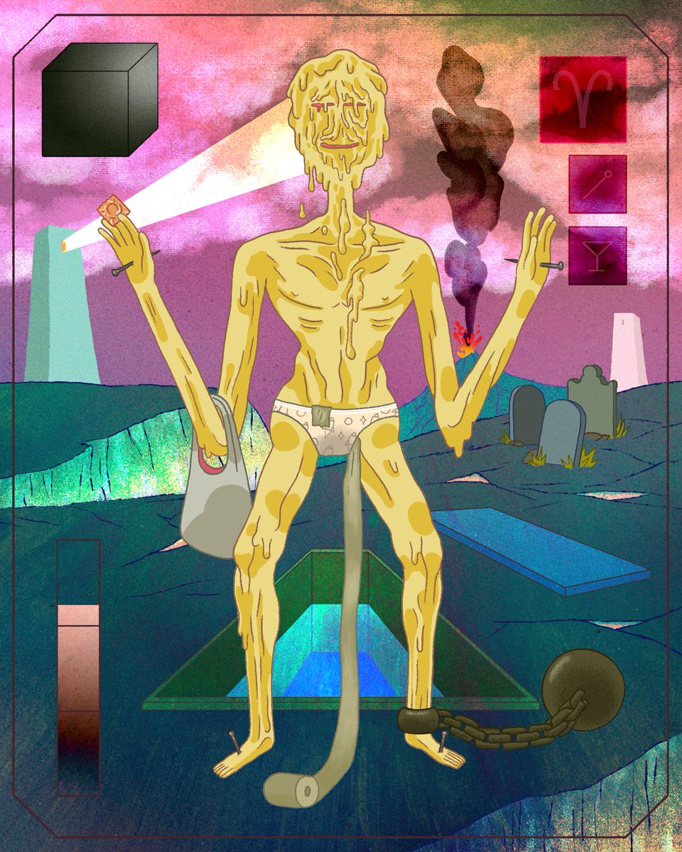 Maybe you haven't realized yet but <a href="/Jesus2Rises/">J2 👁️</a> project made by @j_moyns is coming to #Cardano.
This guy contributed to Adventure Time and Midnight Gospel series.

I have a feeling it's gonna be huge. Seriously.

If you don't believe me just look at them:
#NFT #CNFT #NFTart #ADA