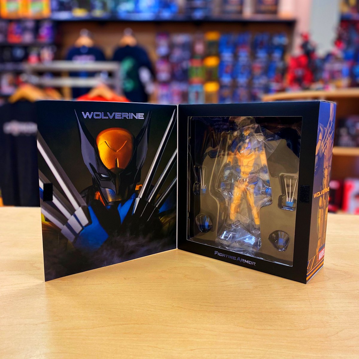 DorksideBoro's tweet photo. #Wolverine arrives in the new #ActionFigure series #FightingArmor by #Sentinel! This 6-Inch, fully articulated, #diecast figure comes equipped with a full display stand for aerial poses! In Store &amp; In Stock at https://t.co/tW4nlwBg6d!

#dorksidetoys #marvel #xmen #murfreesboro https://t.co/YXdg4drOu6