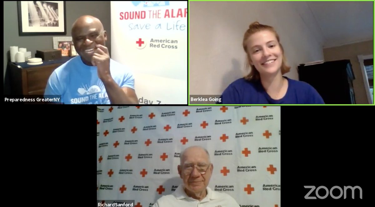redcrossny's tweet photo. “I've become more prepared myself. I now have a go-bag that I have with me with a radio, water, food, a first aid kit, all of those things that they say to have with you, I now have one and take it with me on tour.” –Berklea Going #MyRedCrossLife https://t.co/VgQh3Skl7o https://t.co/hRGyI7BfQW