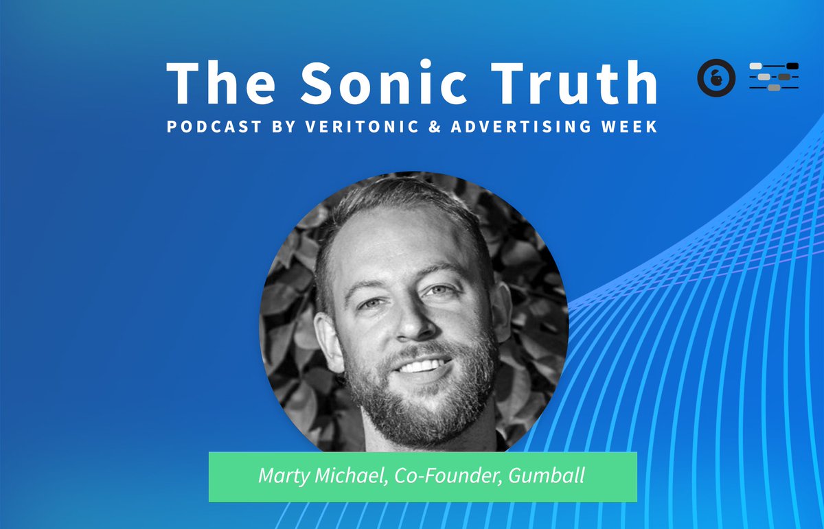 veritonic's tweet photo. Check out the latest episode of our podcast, #TheSonicTruth, on which Marty Michael of @headgum and #Gumball discusses the process that is making podcast advertising more efficient and future-proof. Listen here: https://t.co/Df9sXvfxoT https://t.co/BYtfTPS4ec