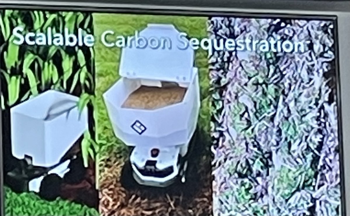QuirkyInsider's tweet photo. .⁦@EarthSense_Inc⁩’s robotics are also planting cover drops. #carbonoffsets #agtech22 https://t.co/IIe8Jxthue